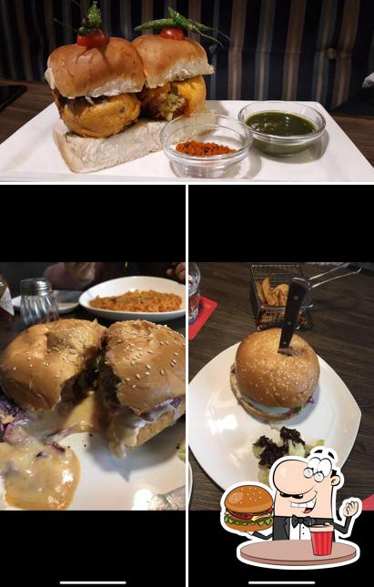 Cafe Delhi Heights’s burgers will suit a variety of tastes
