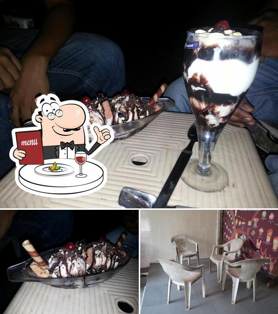 The photo of Krishna Ice Cream Parlour’s food and interior