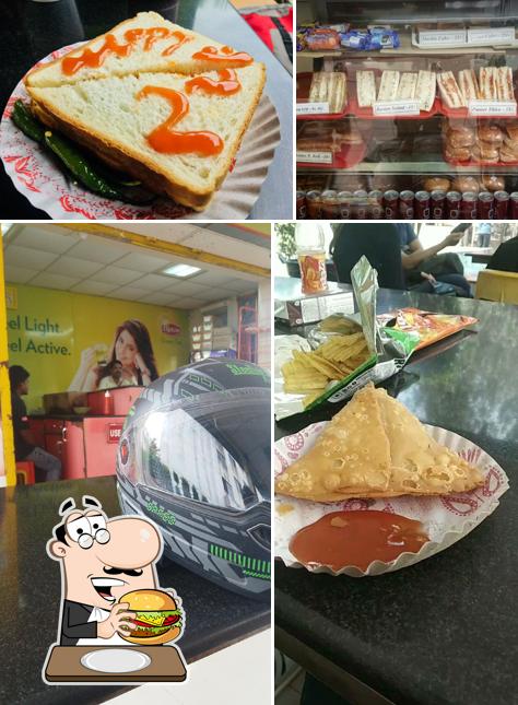 Try out a burger at Lipton Café