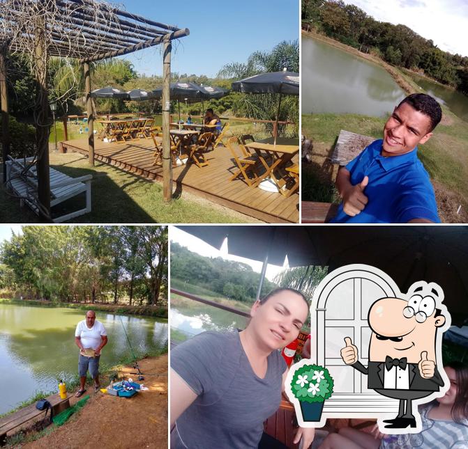 Você pode espairecer no exterior Pesqueiro Hirayama