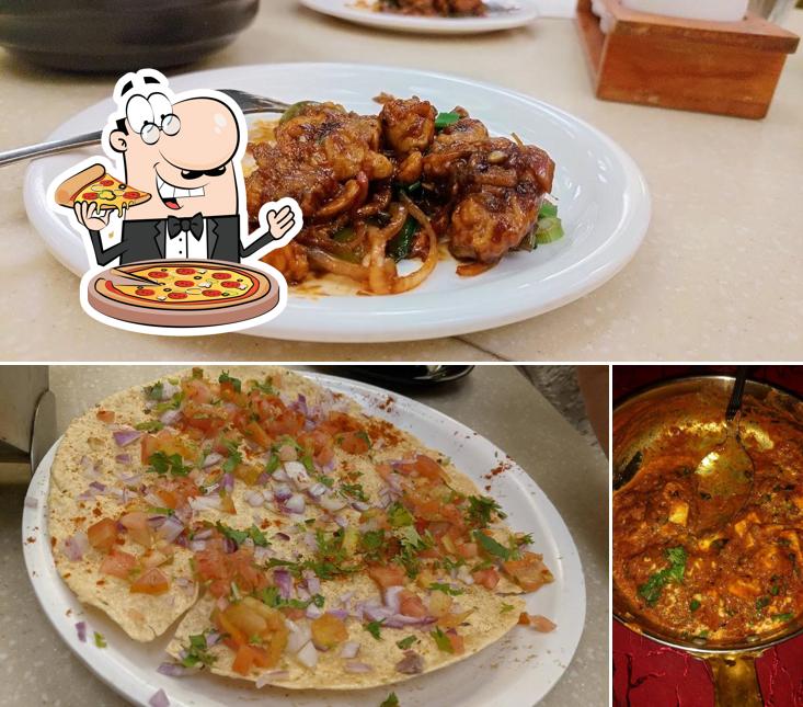 Pick pizza at RamKrishna Restaurant