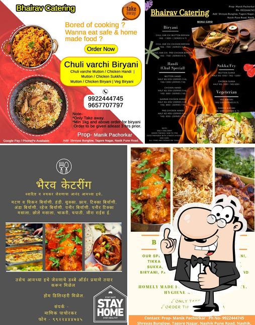Look at the pic of Bhairav Catering and Event Management