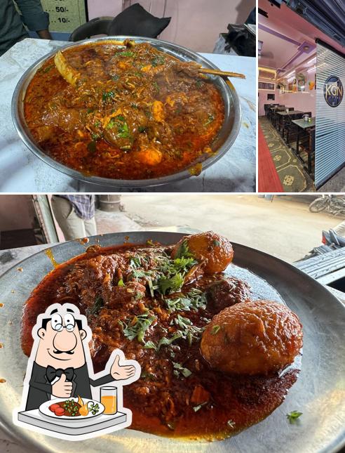 Take a look at the photo depicting food and interior at HOTEL K G N