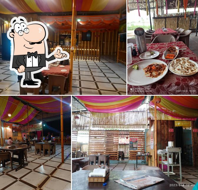 The interior of Hotel New Mahaveer Delight