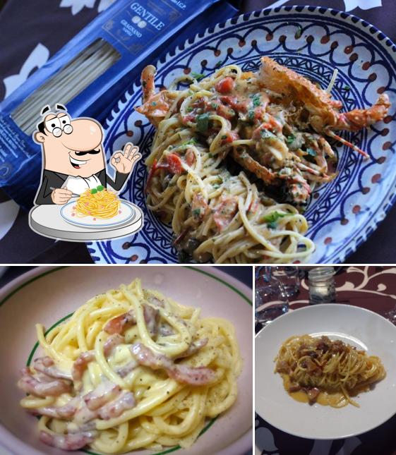 Spaghetti alla carbonara al La Radice Osteria