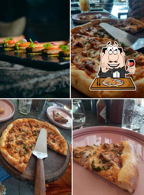 Order pizza at Lord of the Drinks