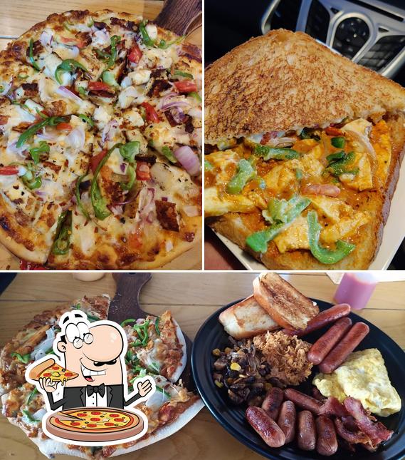 Order pizza at The Bake Factory