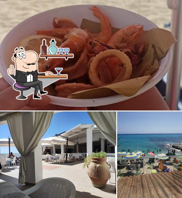 La foto della interni e cibo di Ristorante La Grotta