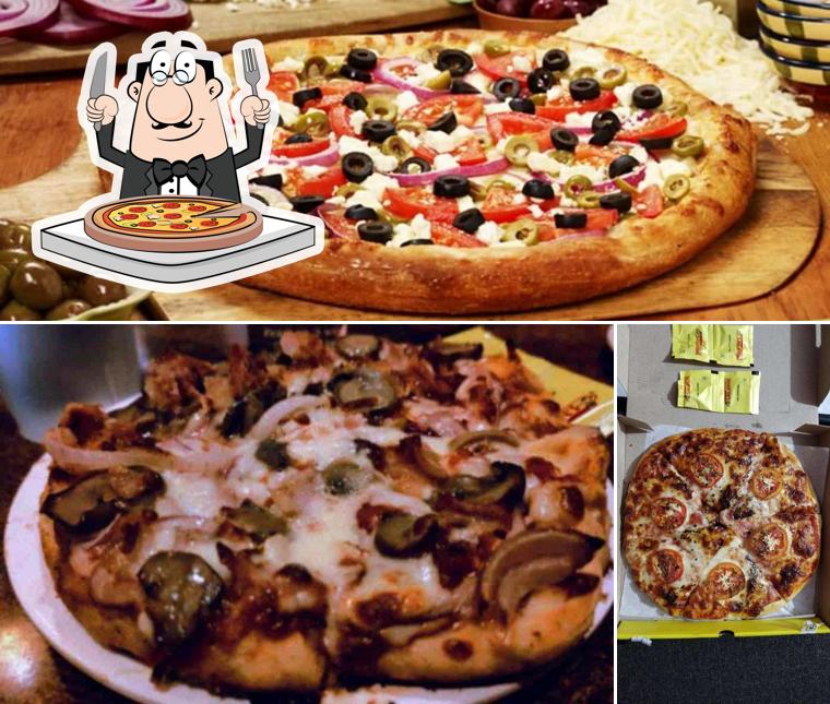 Get pizza at Smokin' Joe's