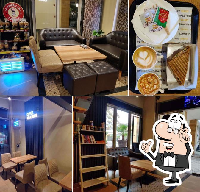 The interior of Mogli's Coffee