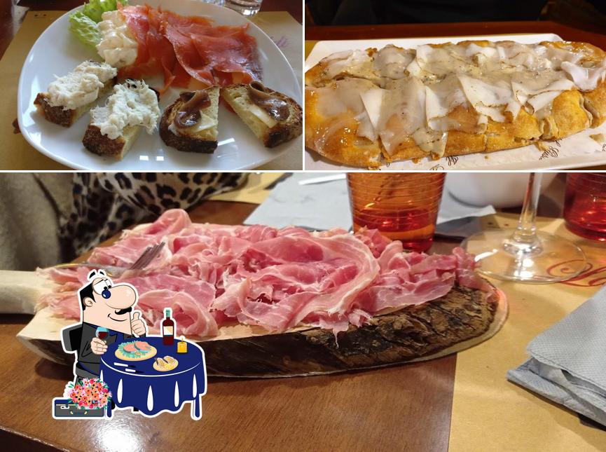 Sashimi al Prosciutteria Taverna Dei Baldi