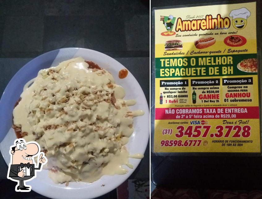 Look at the picture of Steer espaguete lanches