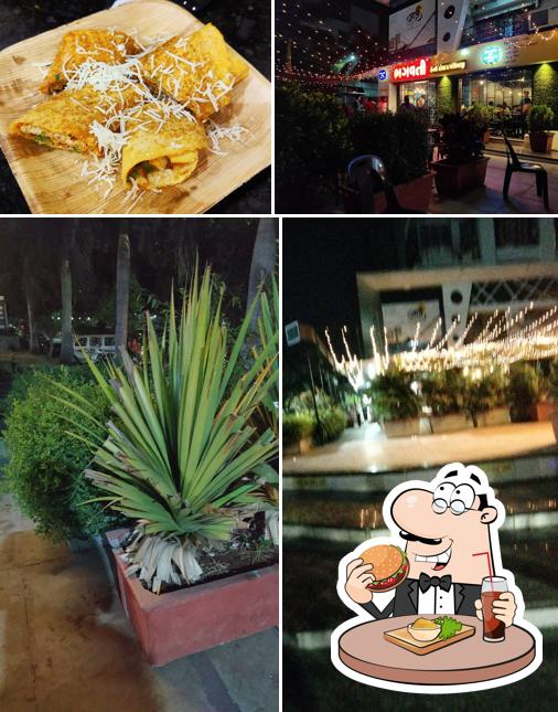 Try out a burger at Bhagwati Fancy Dhosa & Pavbhaji