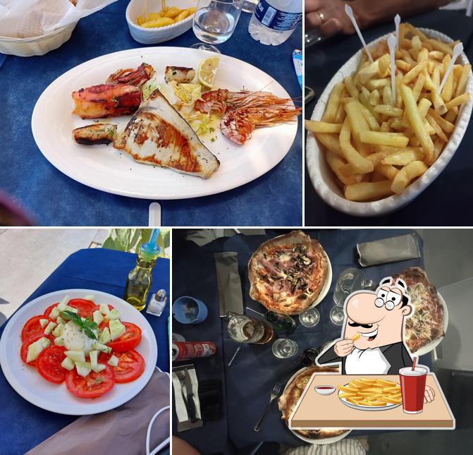 Patatine fritte al Lido Odissea Beach
