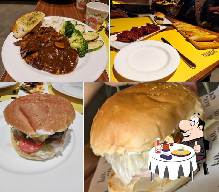 Try out a burger at ko.co. kottayam company