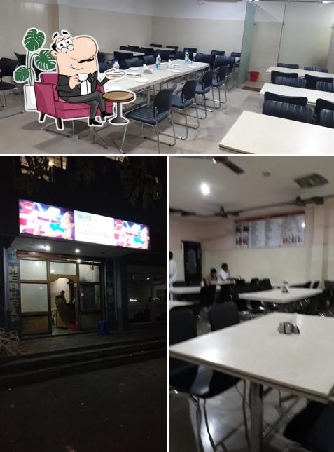 The interior of Swaruchi Restaurant