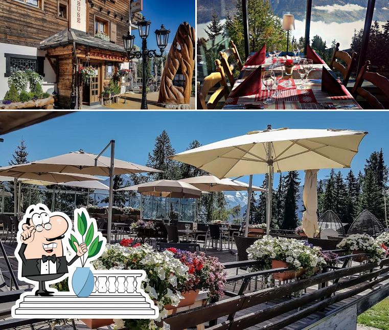 La immagine di esterno e interni da Hôtel Restaurant LA CAMBUSE