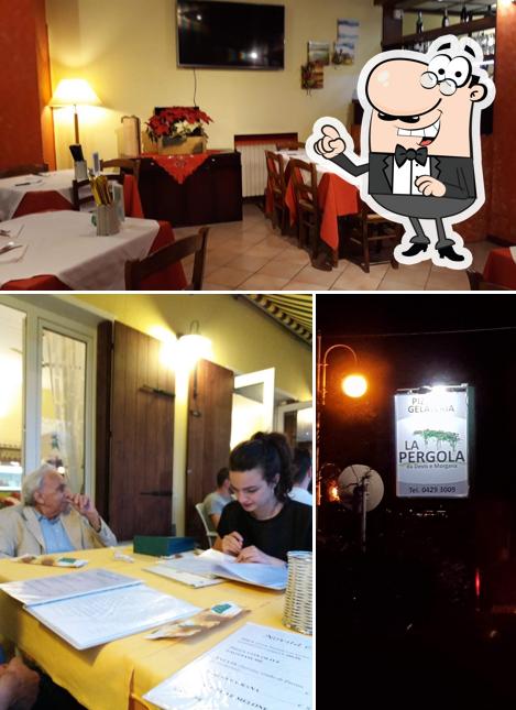 Gli interni di Pizzeria La Pergola da Devis e Morgana