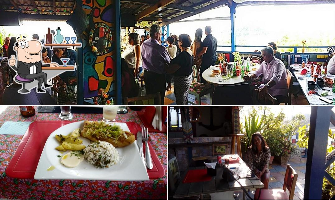 O interior do Luli Bar & Restaurante