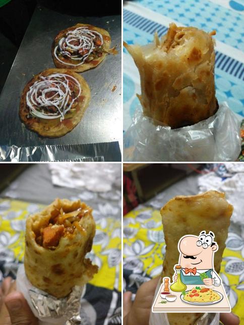 Food at Prashant roll corner