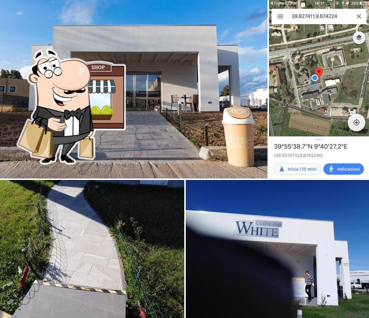 Gli esterni di White Coffee Bar