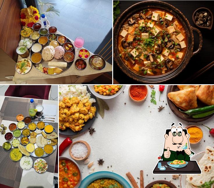 Meals at Rotlo Gujarati Rasthal Best Gujarati Thali