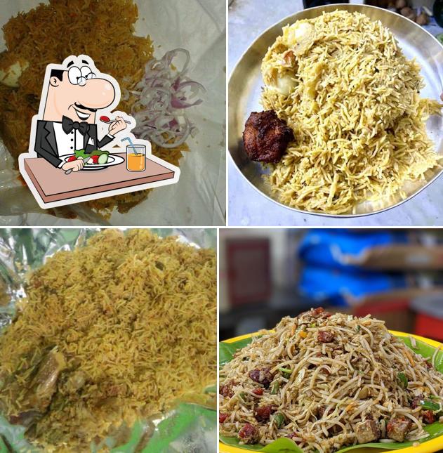 Food at SS Hyderabad Biryani Perambur