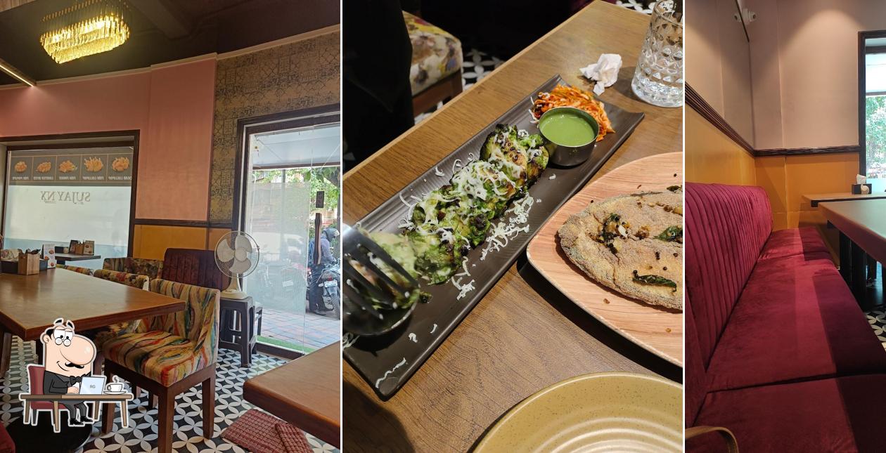 Take a seat at one of the tables at Sujay NX