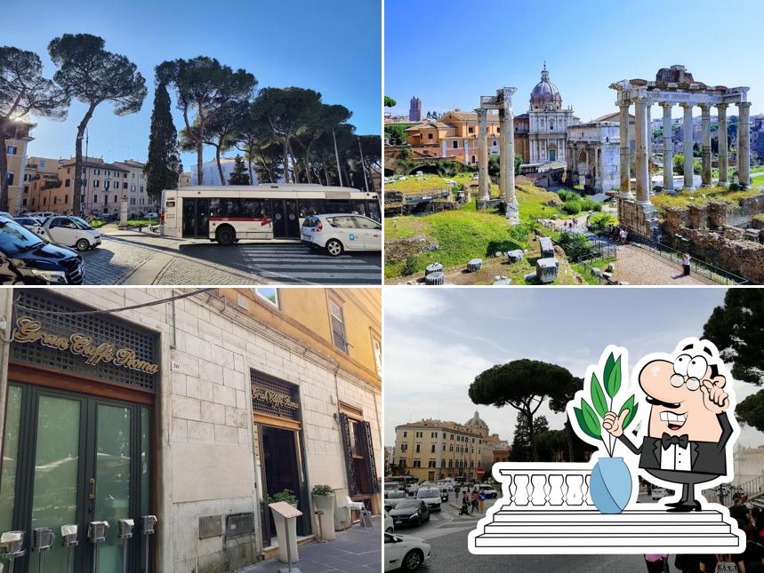 Gli esterni costituiscono una caratteristica importante di Gran Caffè Roma