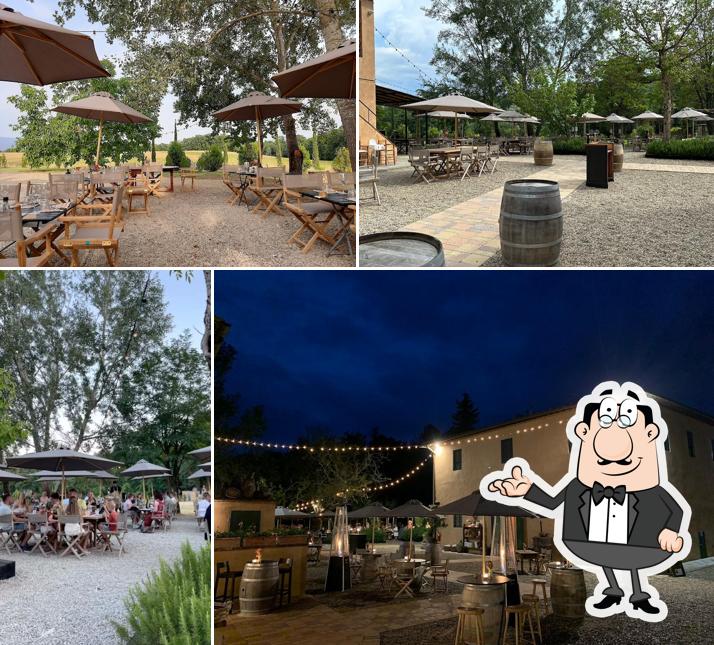 Gli interni di Farm Shop Pizzeria di Sting e Trudie