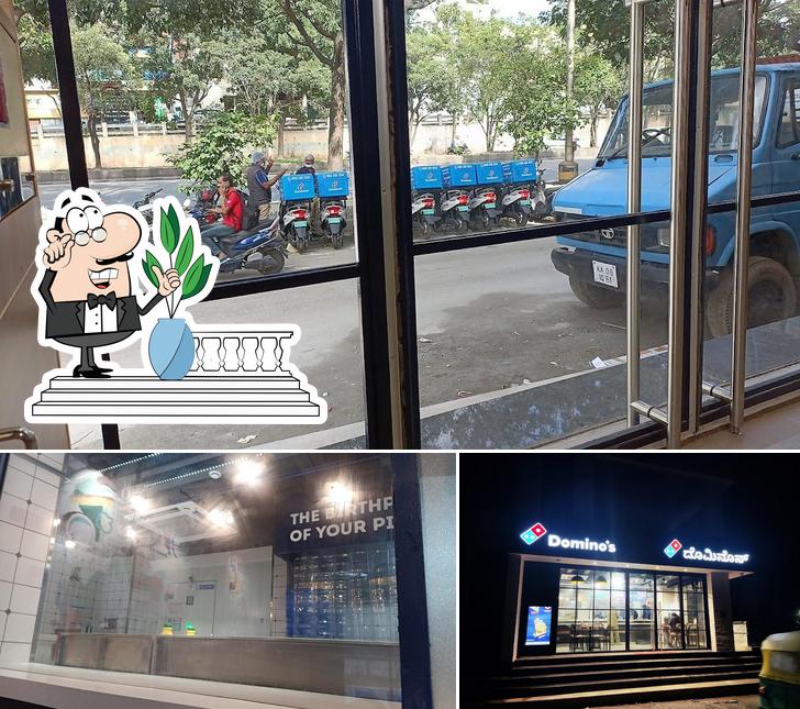 The exterior of Domino's Pizza Nandini Layout, Benagluru