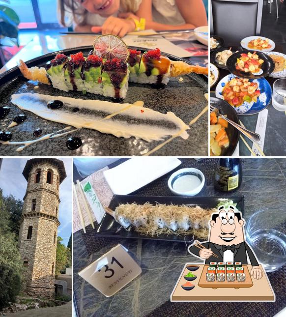 Prova le varie opzioni di sushi