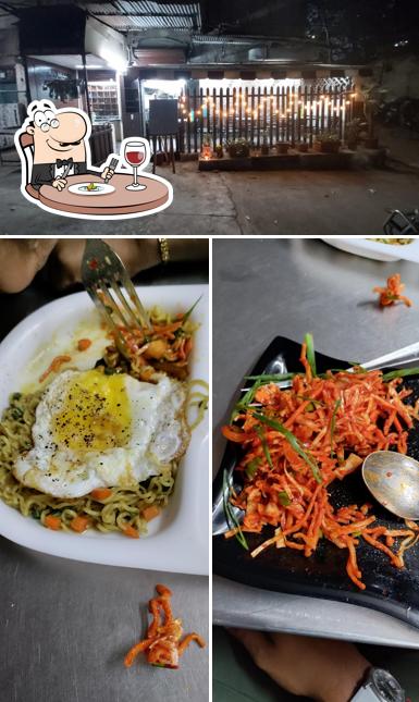 The image of food and exterior at Adi's kitchen