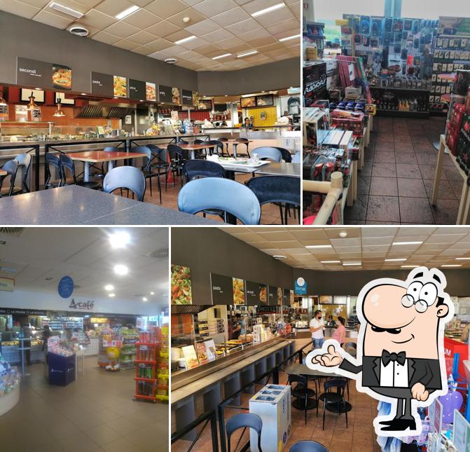 Gli interni di Autogrill Valleggia Nord