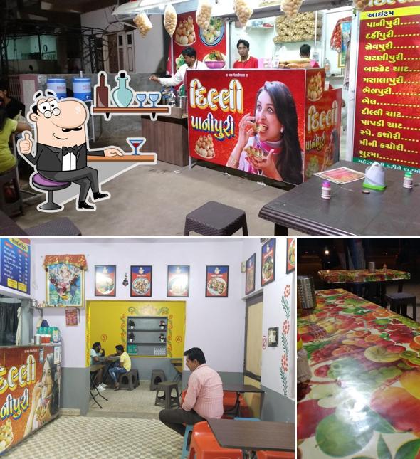 The interior of Delhi Pani Puri