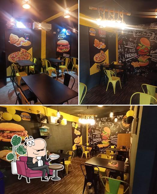 The interior of Mr Burger Namakkal