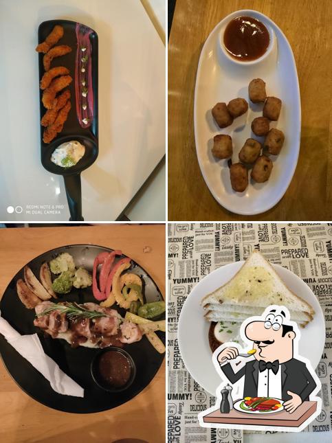 Food at The Brew Moon Cafe