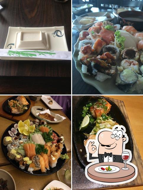 Comida em Yukusue Sushi Antártico