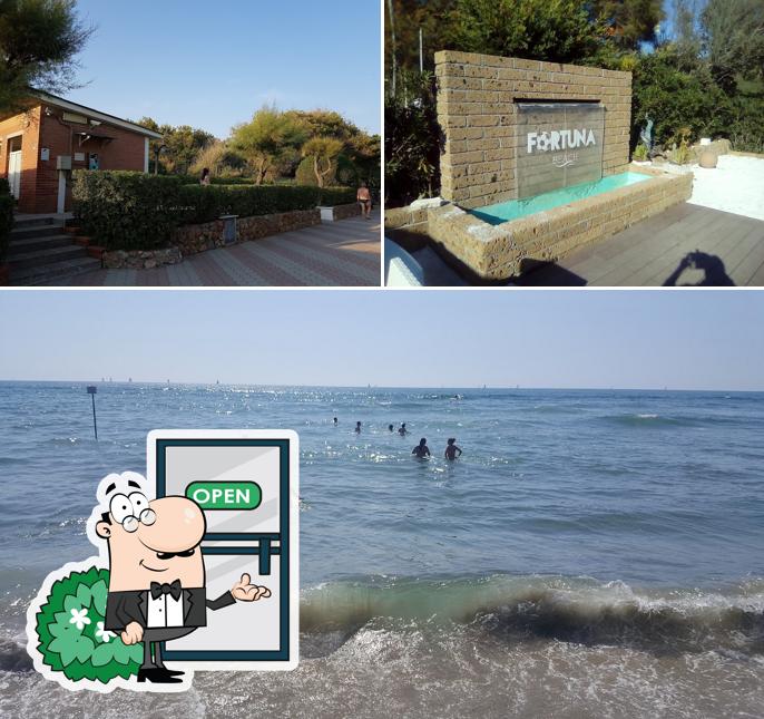 Goditi la vista dall'area esterna di Bagno Tirrenia