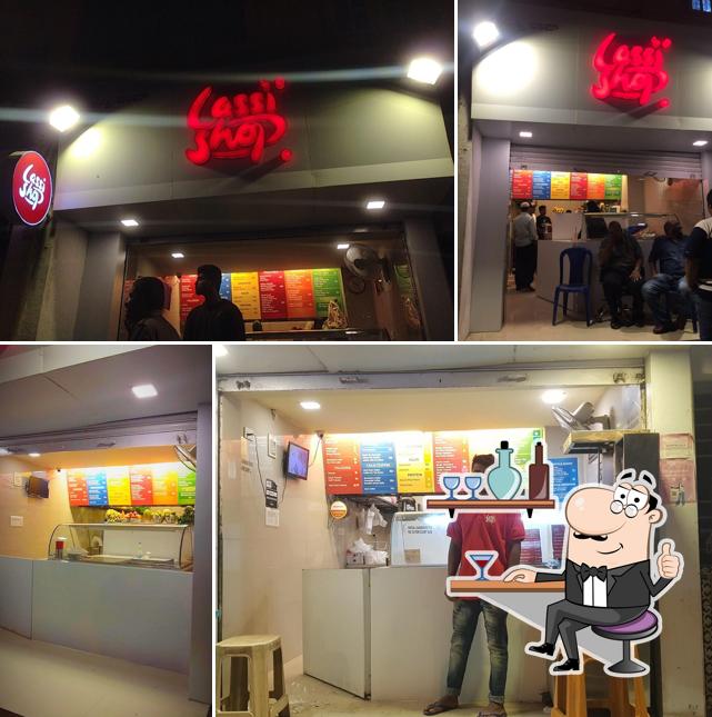 The interior of Lassi Shop