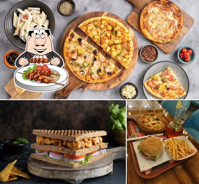 Food at Burger Monk Rohtak