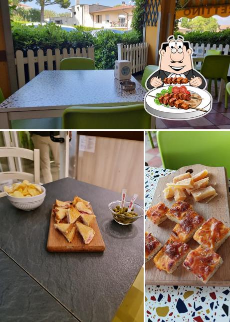 Questa è la foto che mostra la cibo e interni di IL Barettino