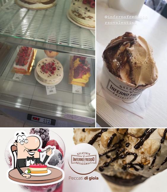 Gelateria Inferno Freddo offre un'ampia gamma di dessert