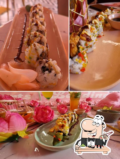 Get various sushi options