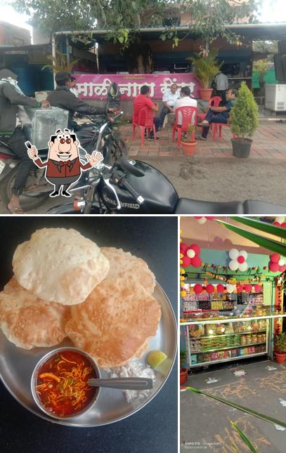 The photo of food and interior at Mali Nasta Center