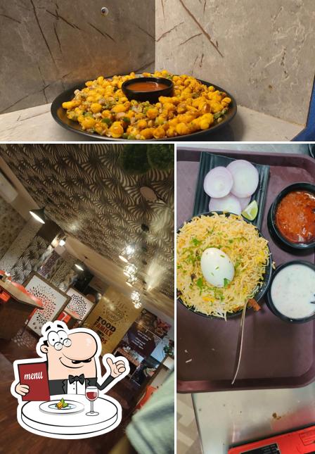 Take a look at the image depicting food and interior at RED PEPPER FAMILY RESTAURANT