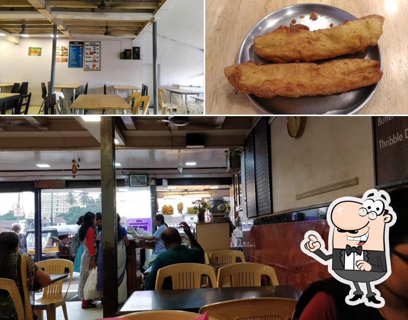 Among various things one can find interior and food at Sree Padmanabha hotel