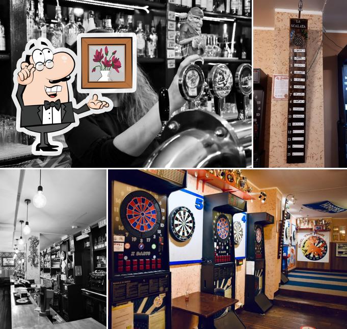 Gli interni di "The Bull Pub"