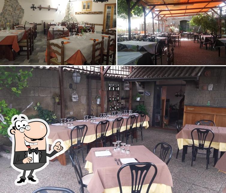 Gli interni di Il Borgo da Modesto