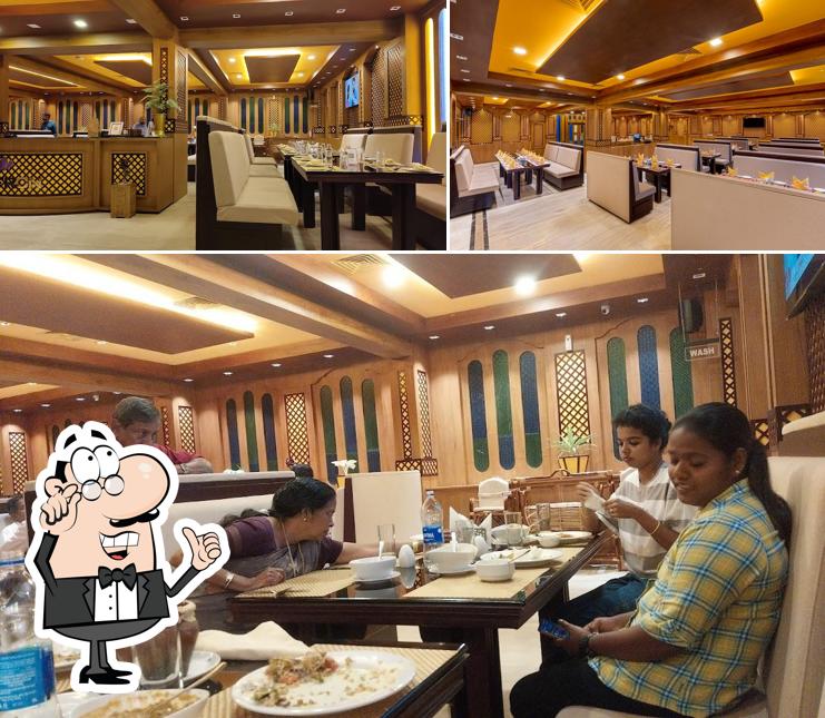 The interior of Saffron Restaurant
